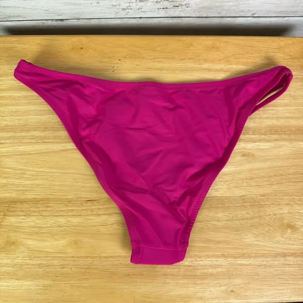 J. Crew Heritage 1989 high-leg bikini bottom Pink Size Medium